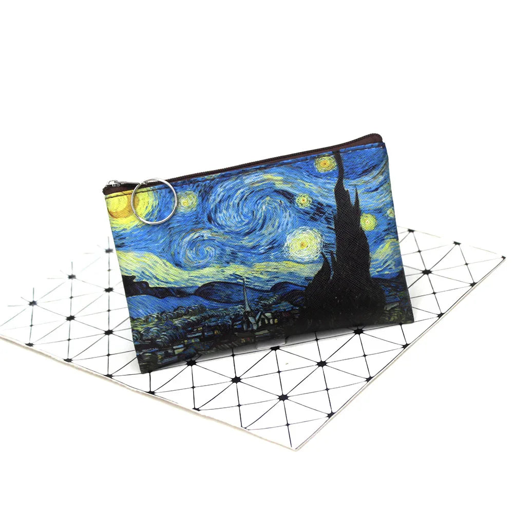 Iconic Oil Painting Coin Purse