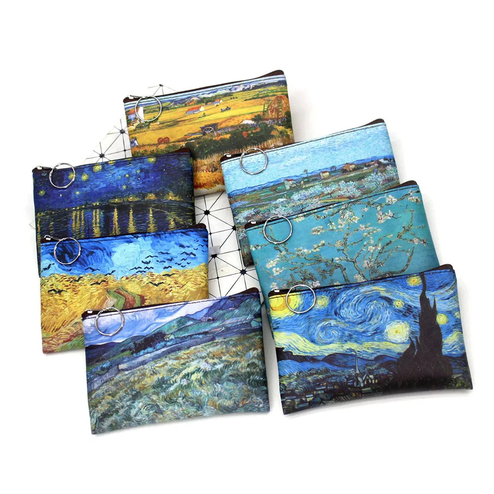 Iconic Oil Painting Coin Purse